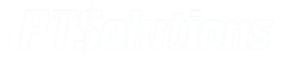 PT Solutions logo white