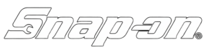 snap on logo white